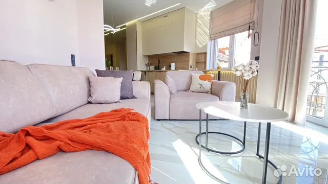 

1-к. квартира, 53 м², 2 кровати