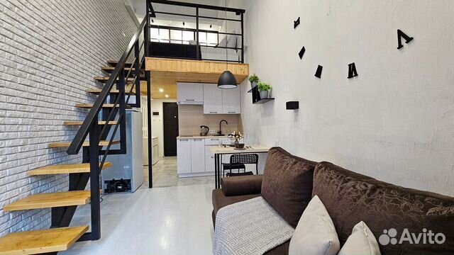 

Квартира-студия, 29 м², 2 кровати