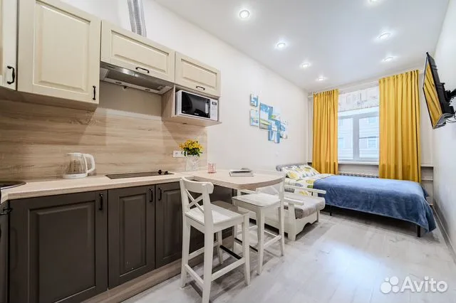 

Квартира-студия, 24 м², 2 кровати
