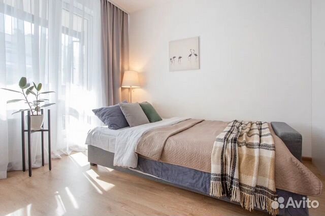 

Квартира-студия, 34 м², 2 кровати