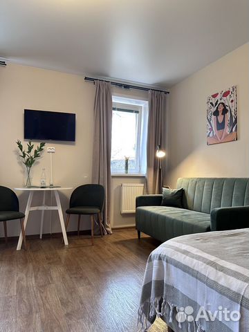 

Квартира-студия, 30 м², 2 кровати