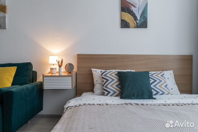 

Квартира-студия, 27 м², 2 кровати