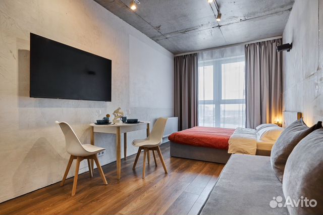 

Квартира-студия, 30 м², 2 кровати