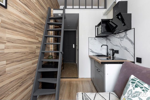 

Квартира-студия в апарт-отеле, 13 м², 2 кровати
