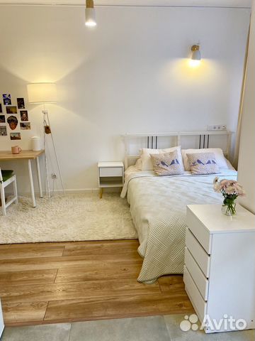 

Квартира-студия, 28 м², 1 кровать
