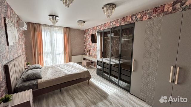 

1-к. квартира, 55 м², 3 кровати