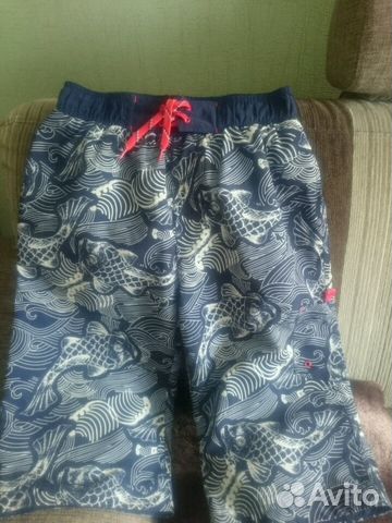 Шорты пляжные мальчиковые, р164