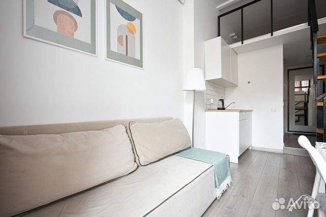 

Квартира-студия, 16 м², 2 кровати
