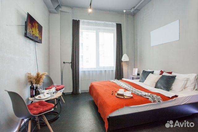 

Квартира-студия в апарт-отеле, 27 м², 1 кровать