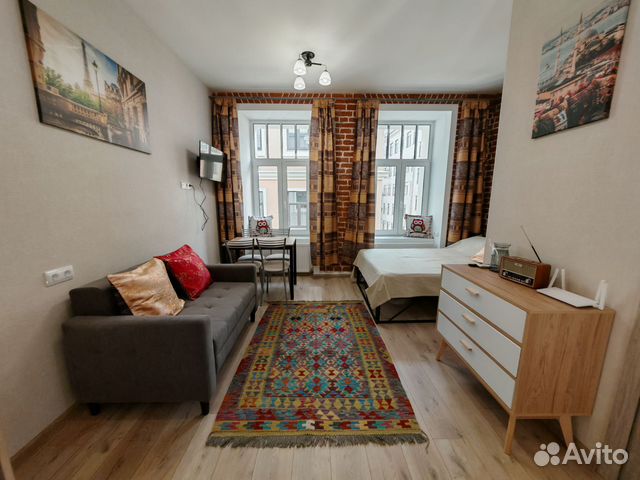 

Квартира-студия, 24,8 м², 2 кровати