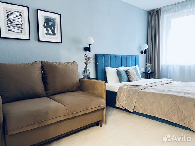 

1-к. квартира, 35 м², 2 кровати