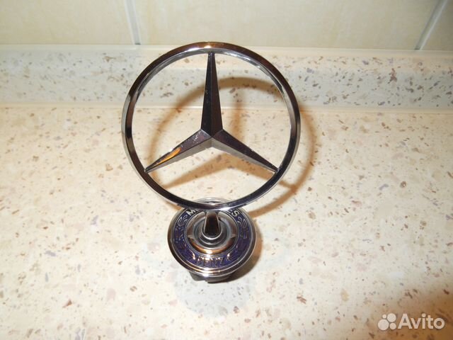 Значок капота Мерседес W124/202/203/211/210/220 Значок капота Мерседес W124/202/203/211/210/220