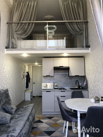 

Квартира-студия, 40 м², 3 кровати