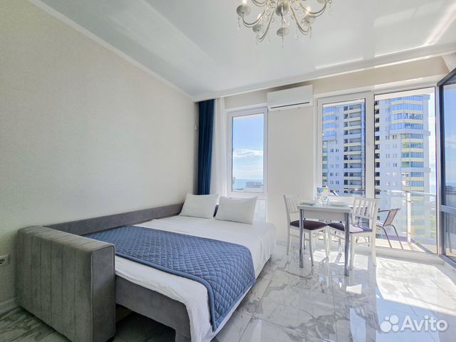 

Квартира-студия, 27 м², 2 кровати
