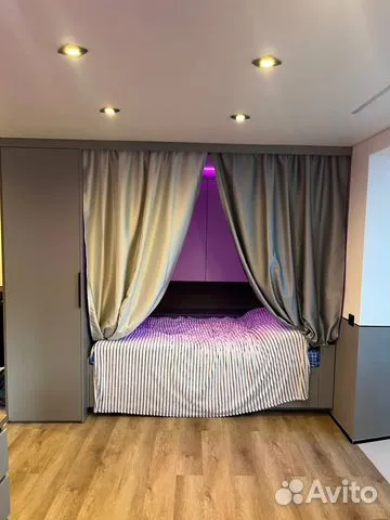 

1-к. квартира, 34 м², 2 кровати