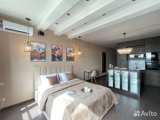

Квартира-студия, 35 м², 2 кровати