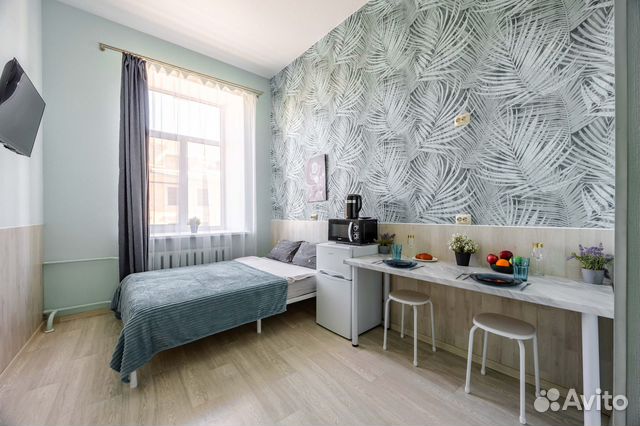 

Квартира-студия, 28 м², 2 кровати