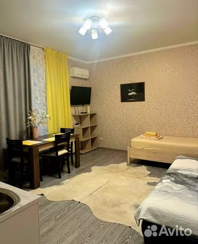 

Квартира-студия, 26 м², 2 кровати