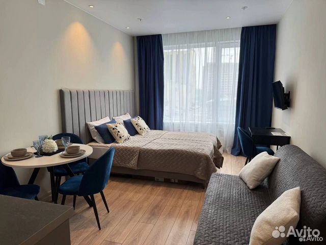 

Квартира-студия, 26 м², 2 кровати