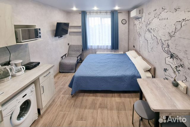 

Квартира-студия, 18 м², 2 кровати