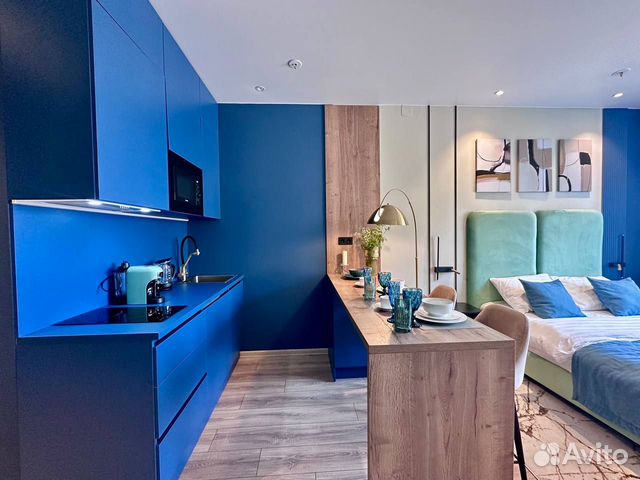 

Квартира-студия, 30 м², 1 кровать
