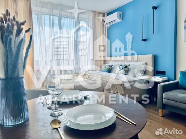 

Квартира-студия, 24 м², 1 кровать