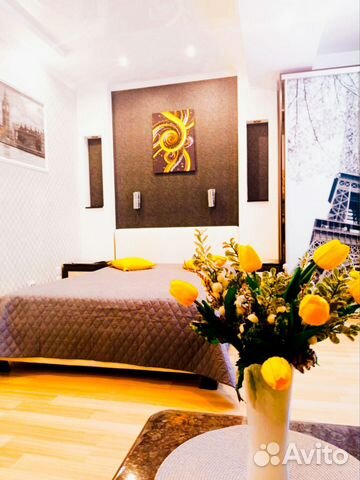 

1-к. квартира, 44 м², 3 кровати