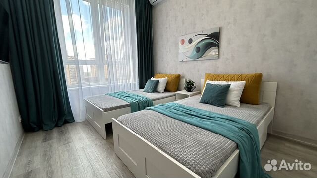 

1-к. квартира, 37 м², 3 кровати