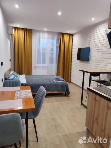 

Квартира-студия, 30 м², 1 кровать