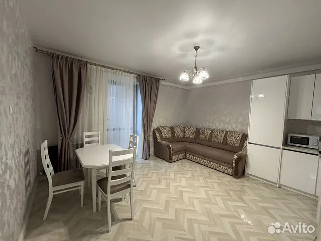 

1-к. квартира, 45 м², 2 кровати