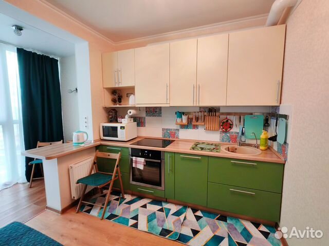 

1-к. квартира, 40 м², 2 кровати
