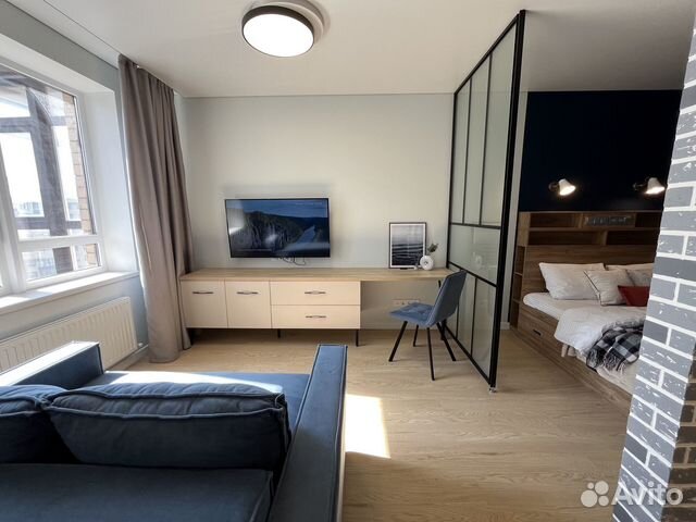 

Квартира-студия, 40 м², 2 кровати