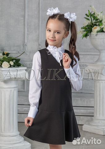 Новый Сарафан школьный Римма (пр. Алолика), р 140