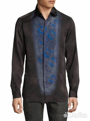 Рубашка Diesel Black Gold Sabina темно-серая M Рубашка Diesel Black Gold Sabina темно-серая M