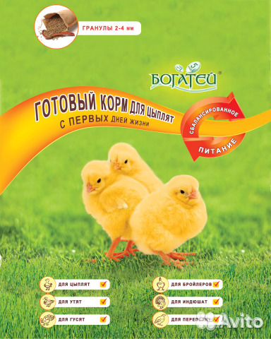 Готовый корм для цыплят купить на Зозу.ру - фотография № 1