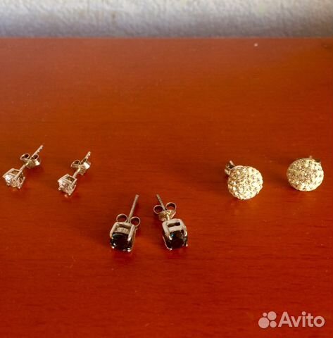 Серьги, кольцо, браслет, серебро 925 Серьги, кольцо, браслет, серебро 925