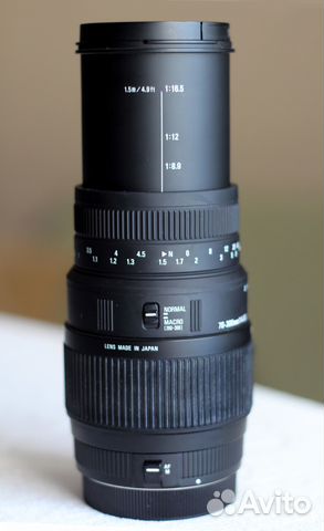 Sigma AF 70-300mm f/4-5.6 DG macro Canon EF