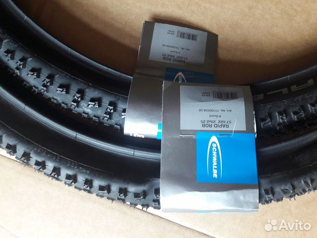 Новые покрышки Schwalbe Rapid Rob (29*2.25)