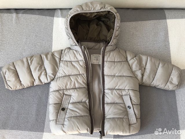 Куртка стеганая тёплая Zara, р-р 80 Куртка стеганая тёплая Zara, р-р 80