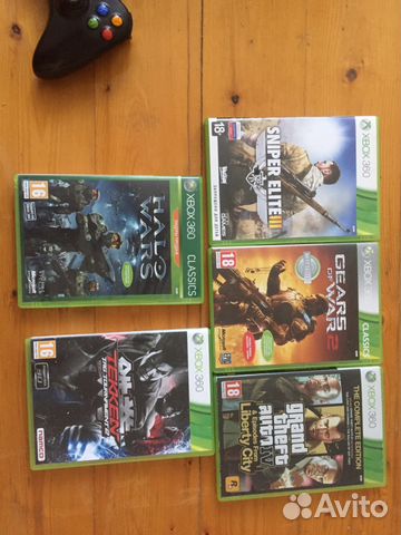 Игры на Xbox 360 GTA IV, tekken 6, sniper elite 3