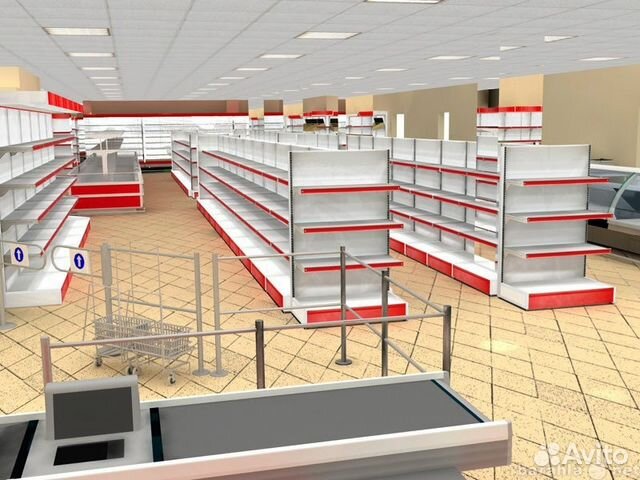 Торговое оборудование - стеллажи Торговое оборудование - стеллажи
