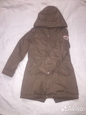 Пальто стёганное Zara, парка Roxy