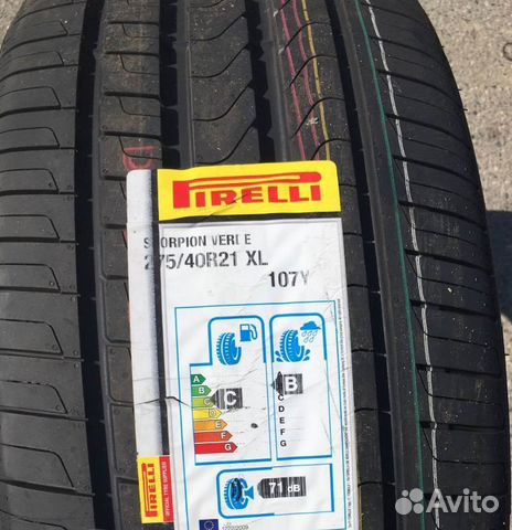 Новые Pirelli Scorpion Verde 275/40 R21 XL 107 Y