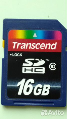 Карта памяти SD Transcend 16Gb