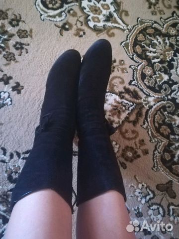 Зимние сапоги из натуральной замши Зимние сапоги из натуральной замши