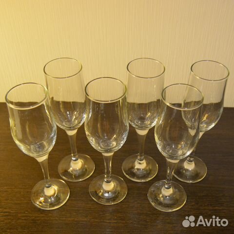 Бокалы для шампанского набор