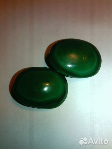 Клипсы малахитовые Клипсы малахитовые