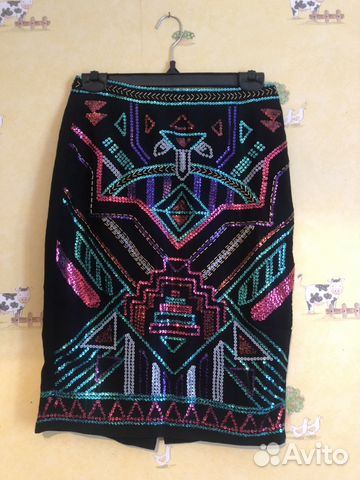 Юбка с пайетками Юбка с пайетками