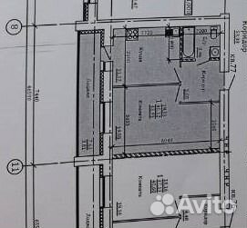 1-к квартира, 44 м², 6/14 эт.