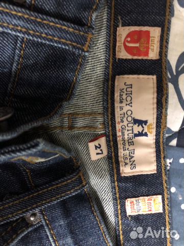 Джинсы Juicy Couture jeans из цума Джинсы Juicy Couture jeans из цума